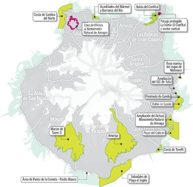 14 tesoros naturales más para la red de espacios protegidos