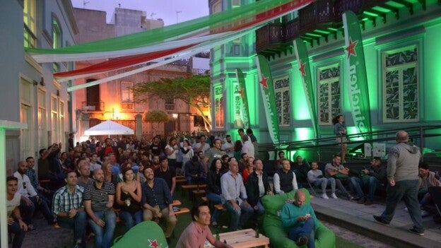 Brindando con Heineken por la Champions