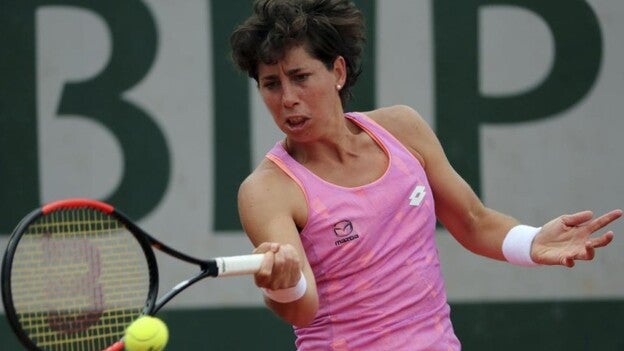 Carla Suárez aplastada por Halep