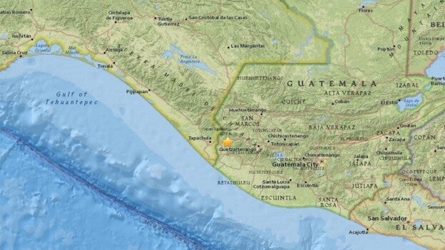 Un terremoto de 6,9 grados sacude Guatemala