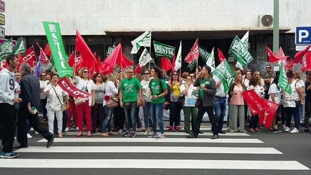 Huelga por los comedores escolares