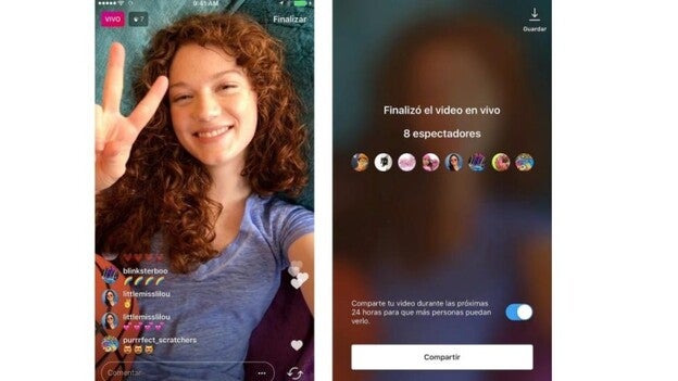 Instagram permite 24 horas en directo