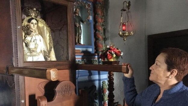 El Cabildo apuntala el acceso principal a la ermita de la Virgen