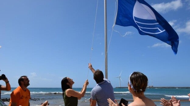 Arinaga ya presume de Bandera Azul