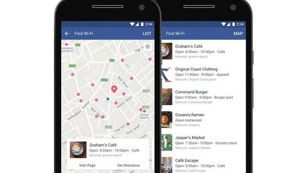 Facebook ayudará a encontrar Wi-Fi