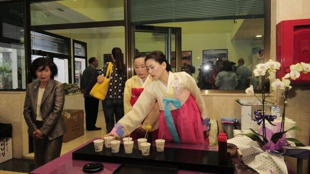 Productos del mar de Corea del Sur, en el Mercado Central