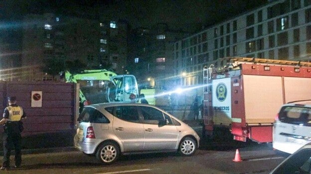 Susto en un edificio de Guanarteme