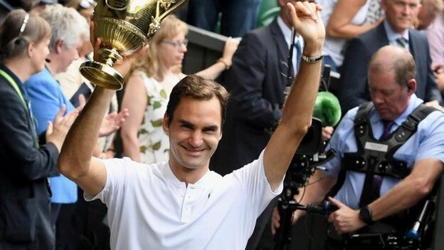 Federer, campeón de Wimbledon
