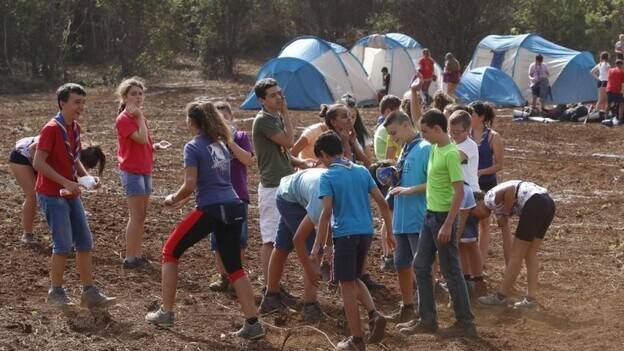 Valleseco: campamento scout