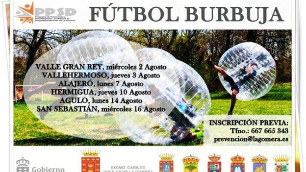 El ‘Fútbol Burbuja’ llega a la Isla