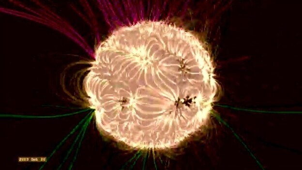 La NASA observa como el Sol puso fin a su propia erupción