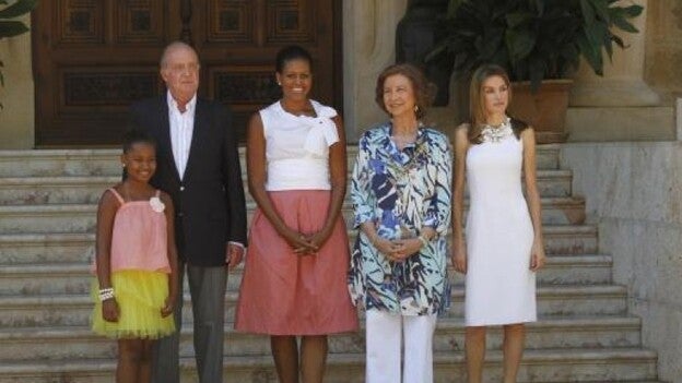 Michelle Obama, de vacaciones en Mallorca