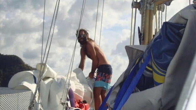 Joven navegante, sueño cumplido