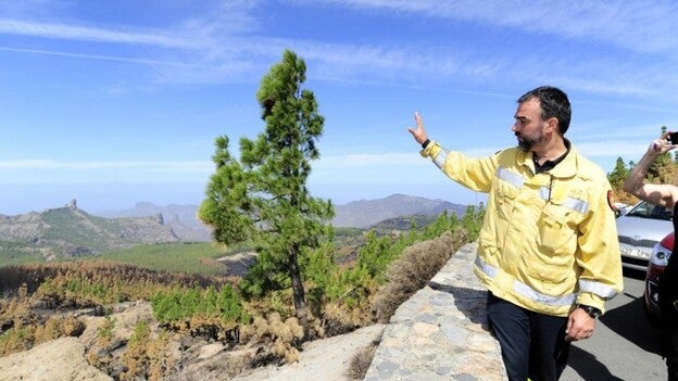 El incendio de la cumbre, «lo nunca visto» en la isla