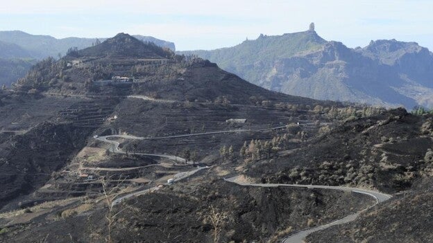 El incendio de la cumbre, extinguido