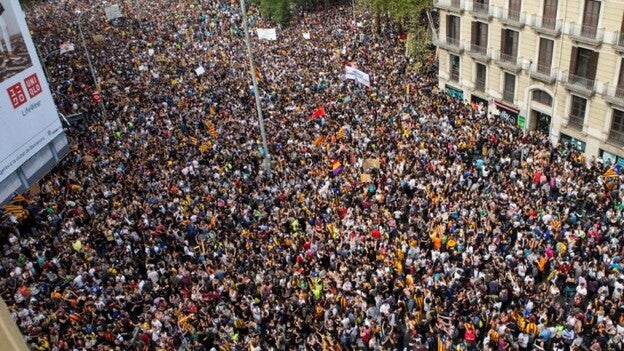 La Generalitat paga la huelga general
