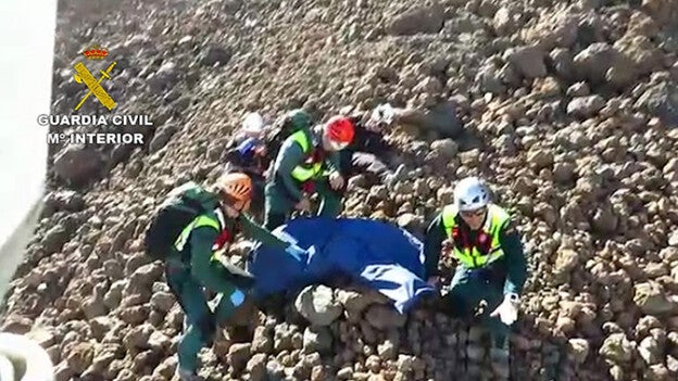 El cuerpo hallado en el Teide es el de Víctor Teni