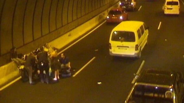 Dos heridos en una mañana accidentada