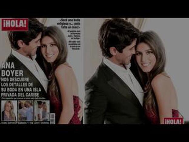 Ana Boyer y Verdasco se casan en un mes en el Caribe