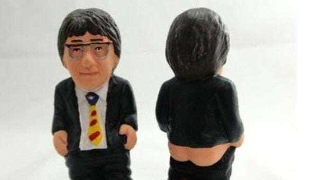 Puigdemont se convierte en la estrella de los ‘caganers’ navideños