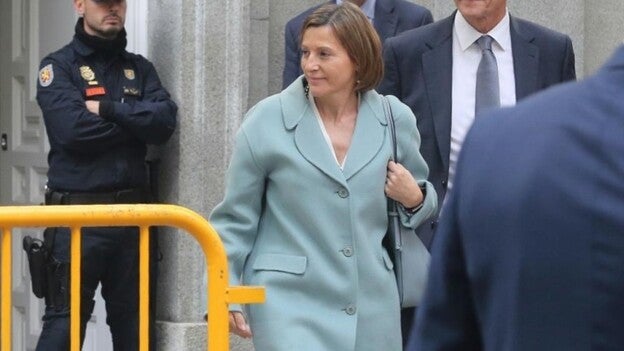 Forcadell deposita los 150.000 euros de fianza