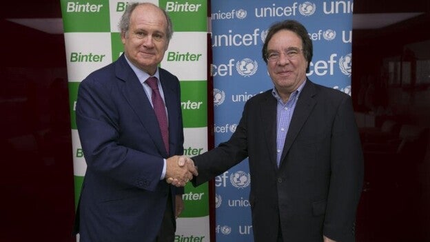 Binter renueva su compromiso con Unicef