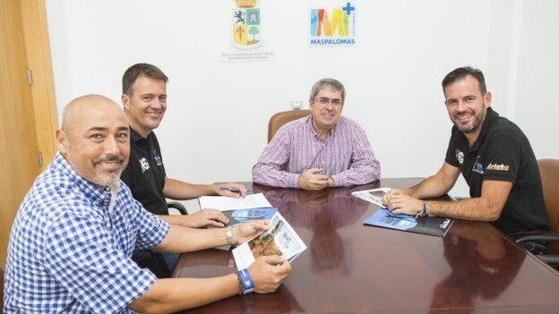 Cruzar la meta en San Bartolomé de Tirajana, el objetivo