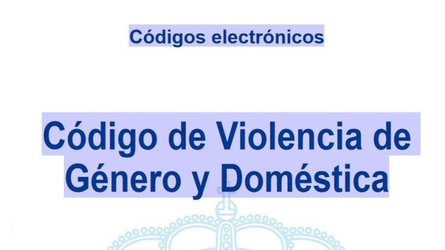 Código electrónico contra la violencia de género y doméstica