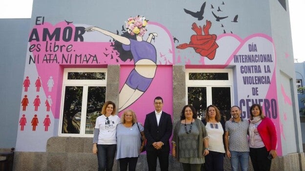 Cinco graffitis contra la violencia de género