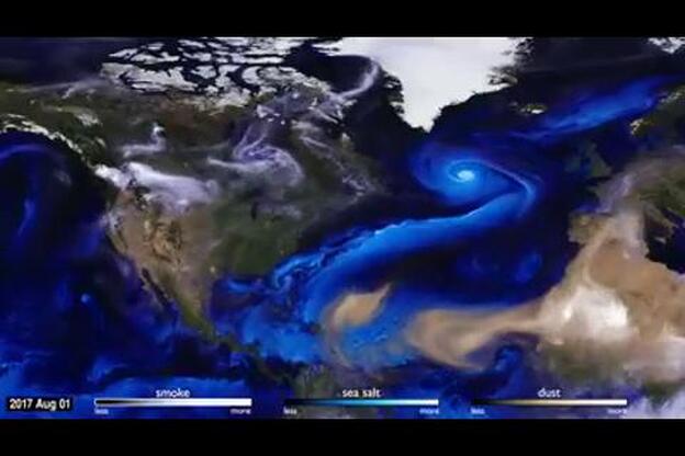El polvo del Sáhara y la formación de huracanes