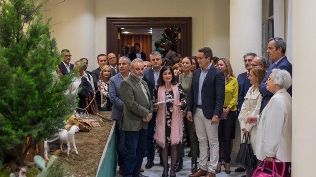 El Parlamento de Canarias inaugura su belén