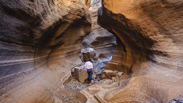 La huella pétrea que dejó el río