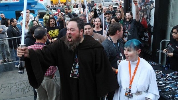 Estados Unidos recibe a 'Los últimos jedi'