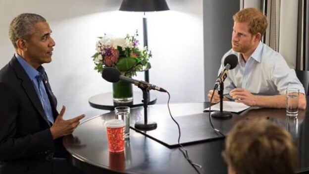 El príncipe Enrique entrevista a Obama