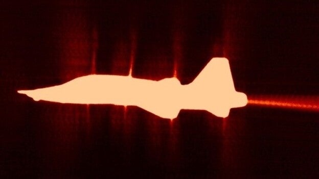 La NASA difunde una imagen que capta ondas de choque transónicas