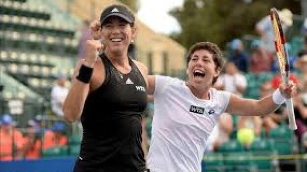 Muguruza y Carla Suárez jugarán juntas el dobles