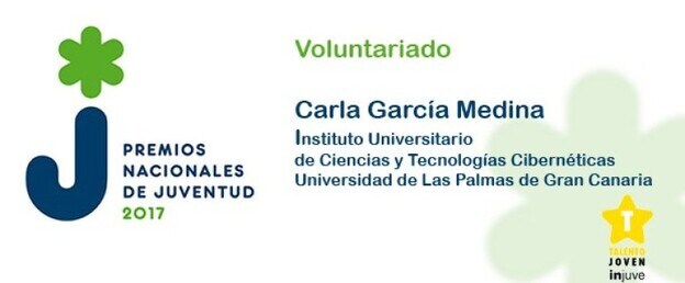 La canaria Carla García, Premio Nacional de Juventud 2017