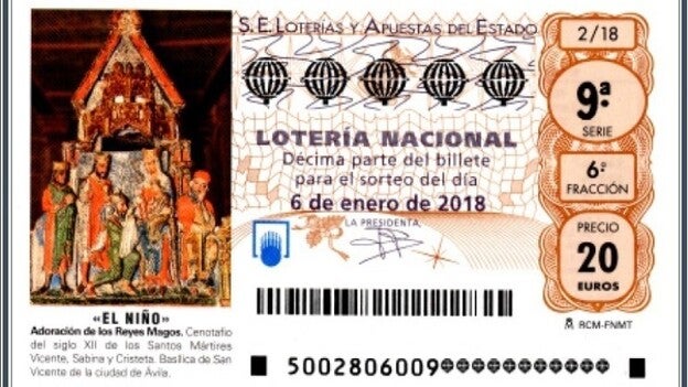 Las ventas del sorteo de 'El Niño' 2018 caen un 1,07% respecto al año anterior
