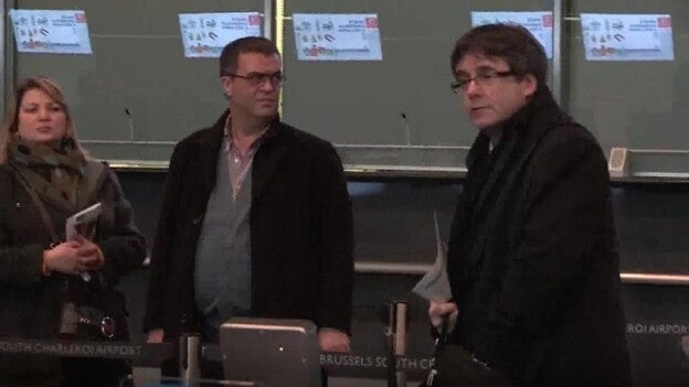 Puigdemont aterriza en Copenhague