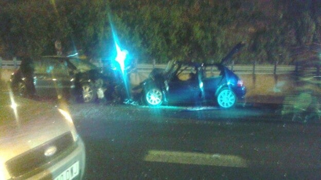 Grave tras colisionar con un kamikaze