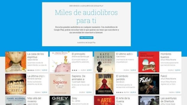 Google lanza los audiolibros en 45 países y 9 idiomas