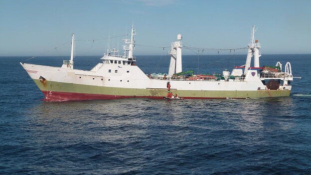 Argentina captura un pesquero español con 320 toneladas de pescado fresco