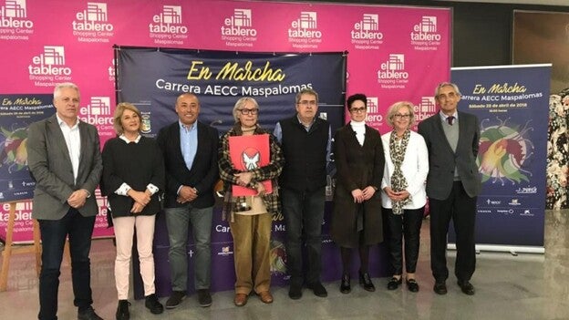 Pepe Dámaso le pone color a la marcha contra el cáncer del Sur