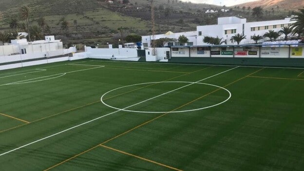 El campo de fútbol de Haría entrará en uso el fin de semana