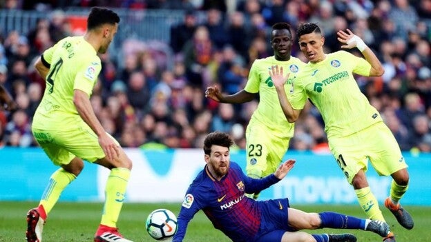 El Barcelona se estrella contra el muro del Getafe
