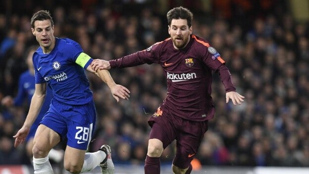 Messi da ventaja al Barcelona