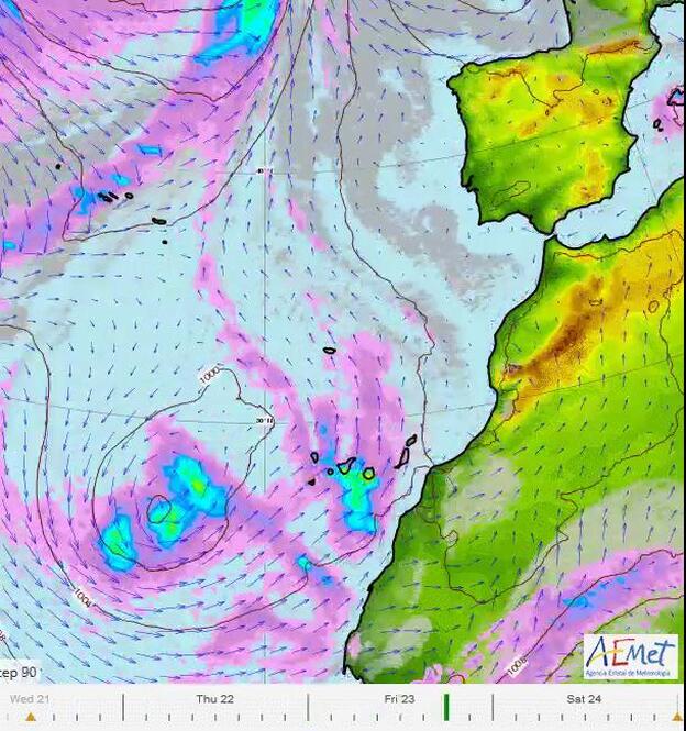 La lluvia llegará por fin al sur