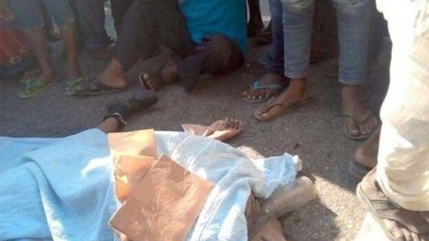 Buscan en India al autor del atropello mortal de nueve niños