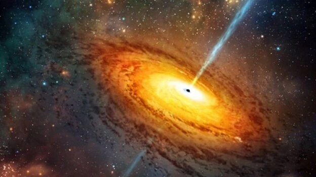 Agujeros negros en pequeñas galaxias también emiten rayos gamma