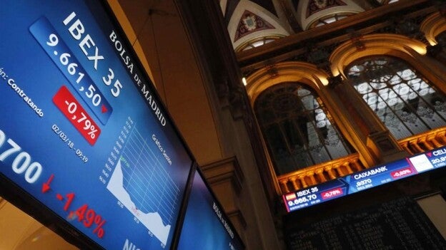 El Ibex 35 se despeña un 2,13% atemorizado por Trump
